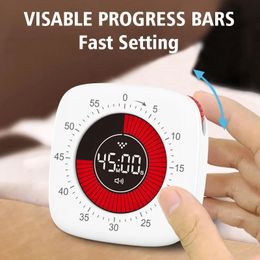 Rechargeable Digital Kitchen Timer LCD Screen Count and Countdown Manual Setting for Cooking Baking Gym Reading or Working 240308