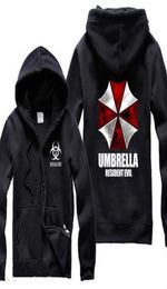 Biohazard Umbrella Corporation Corp Logo Coat Resident Evil Costume hoodies resident evil umbrella cardigan4283649