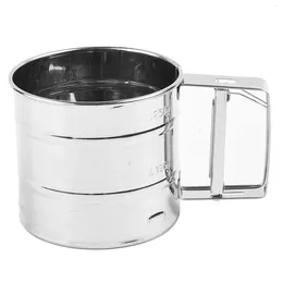 Baking Tools Stainless Steel Flour Sifter Sieve Cup Fine Mesh Powder For Cake Hand-Screened Sugar Strainer