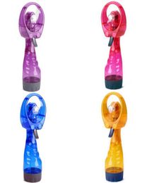 Water Spray Cool Fan Handheld Electric Mini Fan Portable Summer Cool Mist Maker Fans Party Favour OOA80191427008