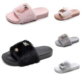 Designer slipper womens men summer sandals fashion canvas Flats Mule Platform High Heel Sandal platform sliders Shoe GAI black