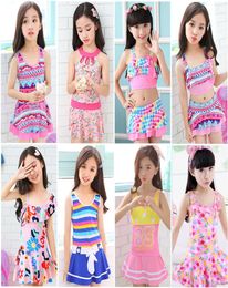 Kids Baby Girls Swimwear Floral Print Summer Princess Onepiece Swimwear Bikinis Swimsuit Bathing Suit Beachwear Children Swim Dre1691129