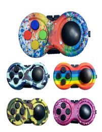Pad Finger Sensory Toy Camouflage Colour Gamepad Model Fun Cube Push Button Handle Hand Controller Stress Relief Decompression Toys Anxiety Reliever8422667