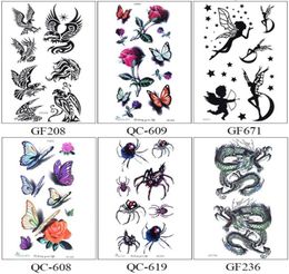 Beautiful Cute Sexy Body Art Beauty Makeup Cool Waterproof Temporary Tattoo Stickers For Girls And Man Tatouage Temporaire7457051