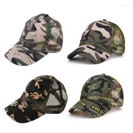 Hats Summer Kids Mesh Hat Boys Girls Camouflage Baseball Casual Hip Hop Children Fashion Cotton Flat For 3-12 Y B2QD