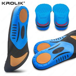 Premium Ortic Gel Insoles Orthopedic Flat Foot Health Sole Pad For Shoes Insert Arch Support Pad For Plantar Fasciitis Unisex 240309