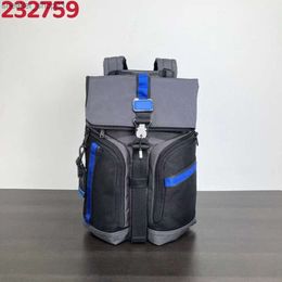 Backpack TUMIIS Business Designer Mens Travel Bag Back Pack Ballistic Nylon Mens Waterproof Fashionable Commuting Computer 232759