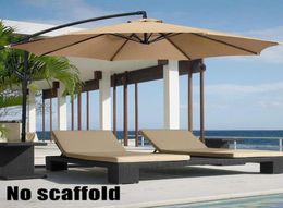 hyzthstore 2M Parasol Patio Sunshade Umbrella Cover for Courtyard Swimming Pool Beach pergola Waterproof Outdoor Garden Canopy Sun3939793