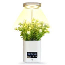 Garden Hydroponics Growing System Indoor Herb Garden With Led Grow Light Smart Garden Planter For Home Kitchen Automatic Timer 240309