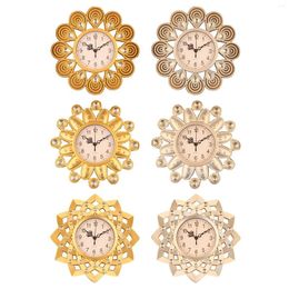 Wall Clocks Clock Modern Sparkling Bling Easy To Read Hanging Mute Decoration For Home Bathroom Bedroom Kitchen Living Room