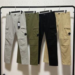 672023 Newest Garment Dyed Cargo Pants One Lens Pocket Pant Outdoor Men Tactical Trousers Loose Tracksuit Size M-XXL CCP