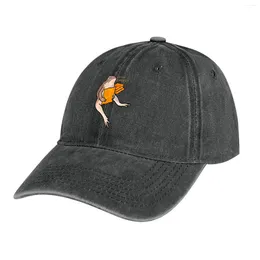 Berets Cheez It Frog Cowboy Hat Ball Cap Horse Men's Women's