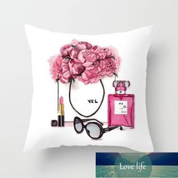 Top Quaitly Perfume Bottle Comfortable Pillows Covers Home Fabric Sofa Cushion Cushions Cover Throw Pillow Filler Wholesale