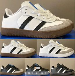 Shoes Sambas Kids Casual Running Boys Sneakers Vegans Gazelles Children Youth Big Kid Shoe Toddlers Runner Trainers Black56bm