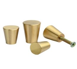 furniture knob solid brass handles for furniture wardrobe cabinet doors Kitchen Drawer Cabinet Handle wholesale6426482