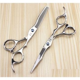 Hair Scissors Joewell Stainless Steel 6.0 Inch Sier Cutting / Thinning For Professional Barber Or Home Drop Delivery Products Care Sty Otlft