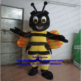 Mascot Costumes Bee Honeybee Wasp Hornet Vespid Bumblebee Bombus Mascot Costume Cartoon Character Walking Street Marketing Promotions Zx679