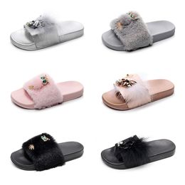 Designer Slipper Slider Men Women Summers Sandal Beaches Slippers Ladies Flips Flops whites pink blue Slides Shoes GAI blacks