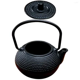 Dinnerware Sets Cast Iron Teapot Office Decor Mini Adornment Decorative Coffee Ware Desktop Miniature Kettle