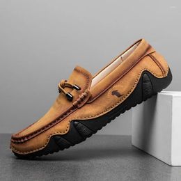 618 Hand-ed Spring Men's Autumn Leather Shoes Casual A Slip-on Driving Octopus Loafers M1027 483