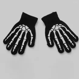 Cycling Gloves 1 Pair Of Halloween Party Luminous Full Finger Warm Night