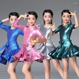 Stage Wear Girl Latin Dance Clothing Spring Summer Training Performance Professional Competition Skirt