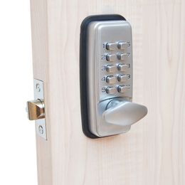 ML01SP Mechanical Password Door Lock Code Lock Combination Lock Zinc Alloy Silvery202n