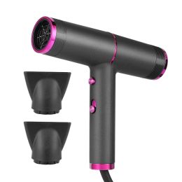 Dryers 1800W Professional Blow Dryer Light Weight T Type Hot &Cold Air Low Noise Powerful Strong Wind Salon Hair Dryers Travel Home