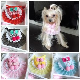 Dog Collars & Leashes Pet Neckerchief Cat Accessories Scarf Bandana Bibs Collar Saliva Towel Cotton Triangle For Chihuahua Yorkies265L