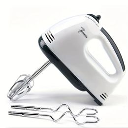 Electric Hand Mixer Kitchen Beater Spiral Whisk Stand Cake Baking Food Blender Egg Beater Cream Dough Hand Electric Mixer 240228