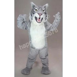 2024 New Adult Plush Tiger Mascot Costumes high quality Cartoon Character Outfit Suit Carnival Adults Size Halloween Christmas Party Carnival Party