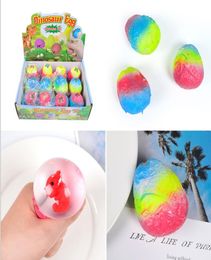 Toy Anti Stress Dinosaur Egg Novelty Fun Splat Grape Venting Balls Squeeze Stresses Reliever Gags Practical Jokes Toys Funny Gadgets9102575