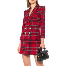 Womens designer blazer vestido mulher marca temperamento emagrecimento cintura moda vestido design sentido net vermelho frito vestido de rua