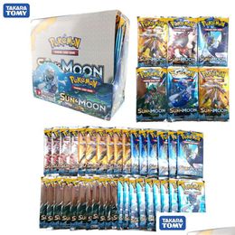 Card Games 324Pcs Cards Booster Box All Seriestcg Sun Moon Edition 36 Packs Per Game Battle Classeur Carte Child Toy Drop Delivery T Dheqg