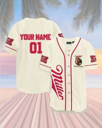 Wholesale Sublimated Short Design Baseball Jersey Custom Number Printing High Quality Unisex Breathable Baseball Sportswear 240305