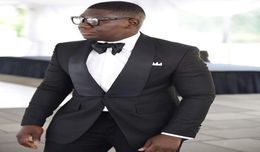 Formal Black Groom Tuxedos For Wedding Smoking Jacket Men Suit 2 Piece Set 2020 Male Dress Wedding Man Suit Costumes6490385