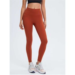 Viewlulu No T-Line Invisible Yoga Pants Peach Buttocks High Waist Cropped Pants For Women Sport Leggings