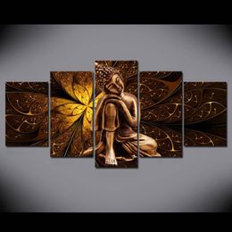 Abstract Gold Buddha Canvas Painting Wall Picture For Living Room art Decoration Modern Printing No Frame212I