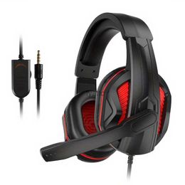 Cell Phone Earphones Wired Gaming Headphones With Microphone For Computer PS4 PS5 Xbox Bass Stereo PC High Sound Quality Net Learning HeadsetH240311