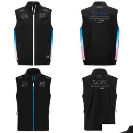 Motorcycle Apparel F1 Racing Suit 2024 New Team Vest Autumn And Winter Mens Clothing With The Same Customization Drop Delivery Automob Otw9X