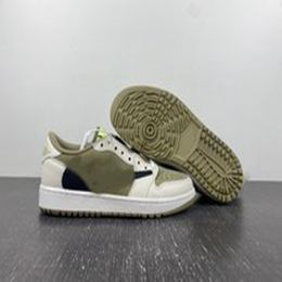 1s Travis 1 Low Cactsus Jack Basketballschuhe Herren Damen Ts Fragment Golf Neutral Olive Trainer Turnschuhe