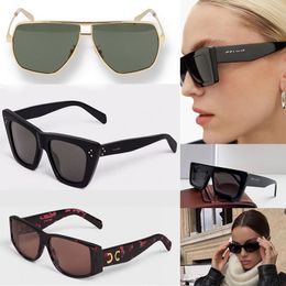 Designer Fashion Sunglasses Womens Luxury Rectangular Frame Sunglasses Mens High Quality Box Glasses with Original Box CL40246U 40214U 40227I