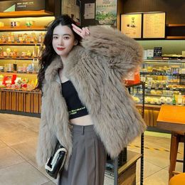Fur Like New Fox For Women Short Haining Net Red High-End Young Coat 2075