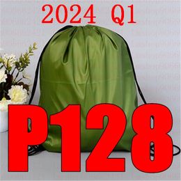 Latest 2024 Q1 128 Drawstring Bag Belt Waterproof Backpack Shoes Clothes Yoga Running Fitness Travel 240227