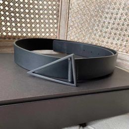 Fashion brand belt Luxury designer triangle buckle belts men women formal jeans dress belt cow leather Various styles Width 3 5cm 230Q