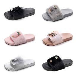 Designer Slipper Slider Men Women Summers Sandal Beaches Slippers Ladies Flips Flops whites pink blue Slides Shoe GAI blacks