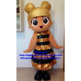 Mascot Costumes Baby Queen Bee Girl Doll Mascot Costume Adult Cartoon Character Outfit Suit MINIPINK Top Seller New Style Newest Cx4057