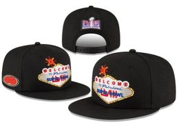 Kansas City Super Bowl 58th Champions Locker Room Snapback Hat Snapbacks Adjustable Mix Match Order All Caps a4