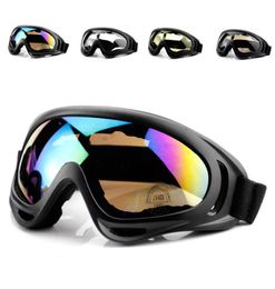 X400 UV Tactical Bike Goggles Ski Skiing Skating Glasses Sunglasses Windproof Dustproof With Elastic strap Cycling Eyewear A3653995306