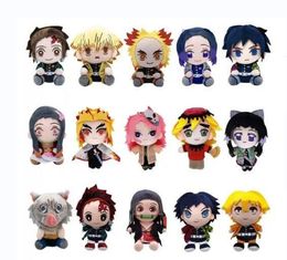 Plush Toy Comics Tanjiro Nezuko Agatsuma Zenitsu Inosuke Tomioka Yoshio Children's Doll Kawaii Pillow